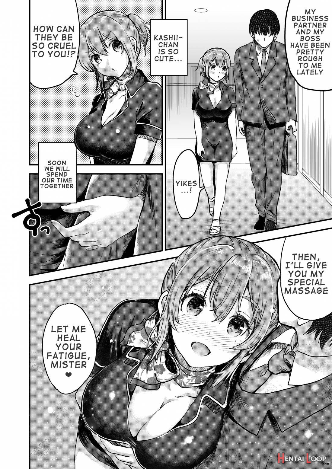 148cm No Bra & Kyonyuu Therapist to Micchaku H page 3