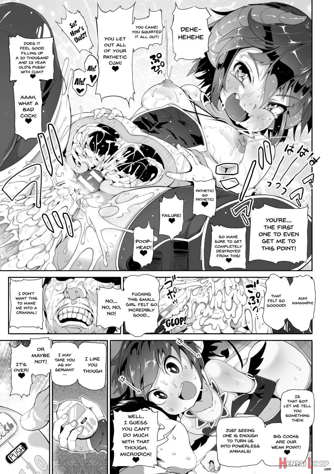 2D Comic Magazine Mesugaki Succubus Seisai Namaiki Aka-chan Heya o Wakarase-bou de Kousei Knock Vol. 1 page 68