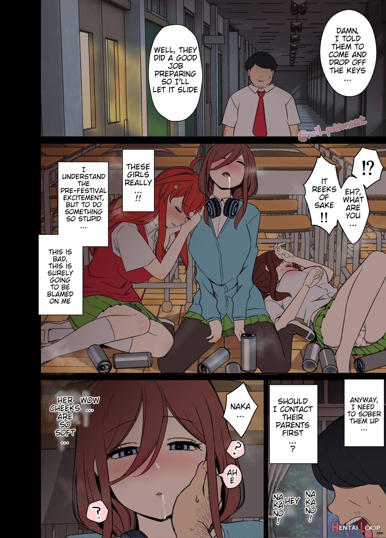 A Story About Doing Bad Things To A Drunk Nakano Miku page 3
