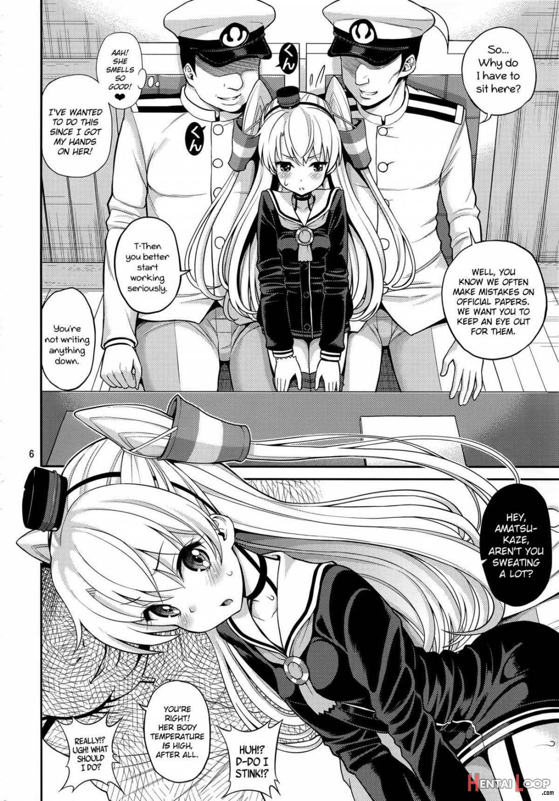 Amatsukaze-chan Asekkaki page 4