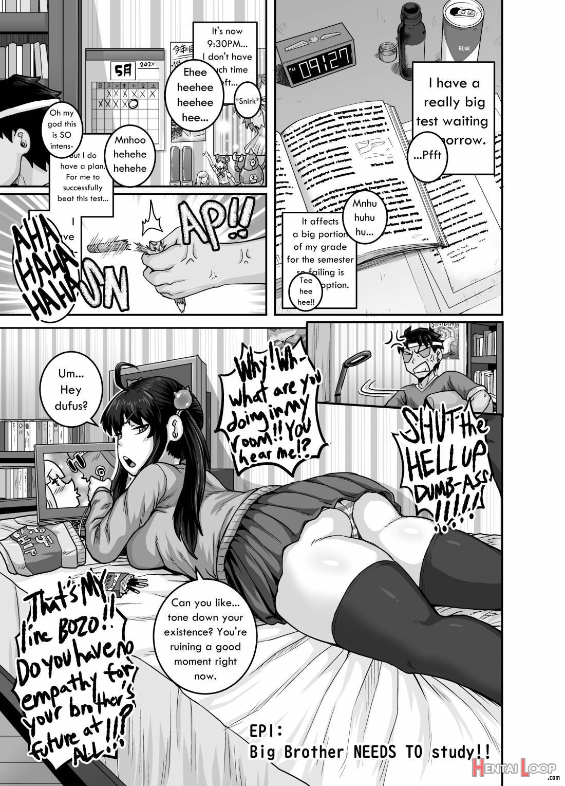 Annoying Sister Needs to Be Scolded!! page 13