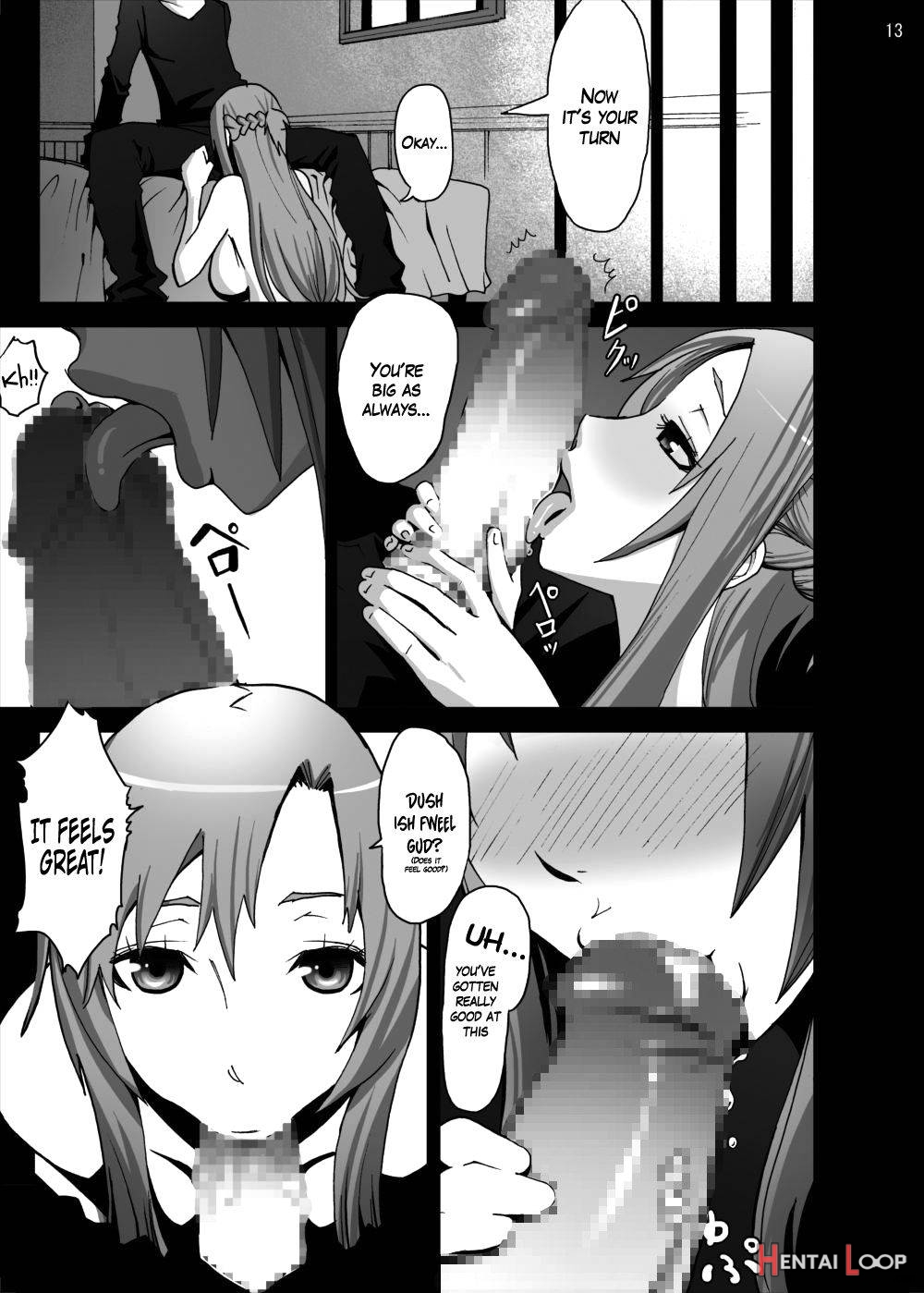 Asuna o Bakunyuu ni Shite Mita page 12