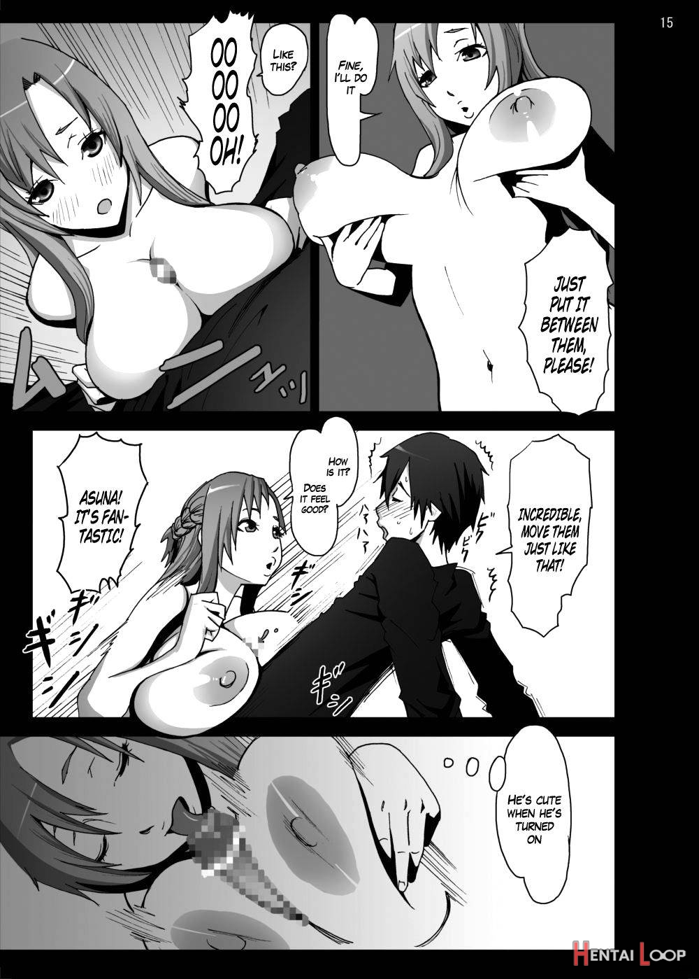 Asuna o Bakunyuu ni Shite Mita page 14