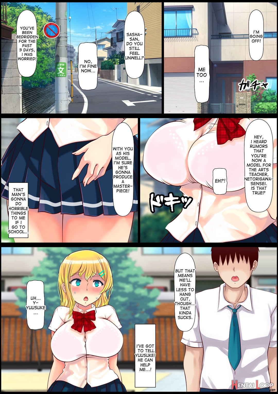 Blond Joshi Ryuugakusei Tanetsuke Press Namahame Taiken page 15