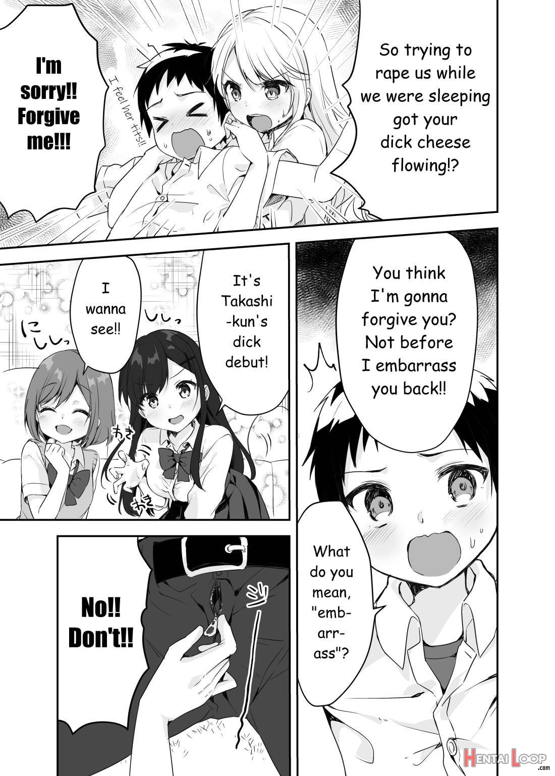 Boku no Onee-chan to Tomodachi wo Nemurasete Osottemitara Kaeriuchi ni Atta page 11