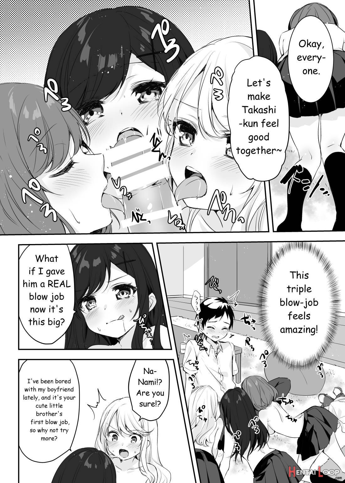 Boku no Onee-chan to Tomodachi wo Nemurasete Osottemitara Kaeriuchi ni Atta page 22