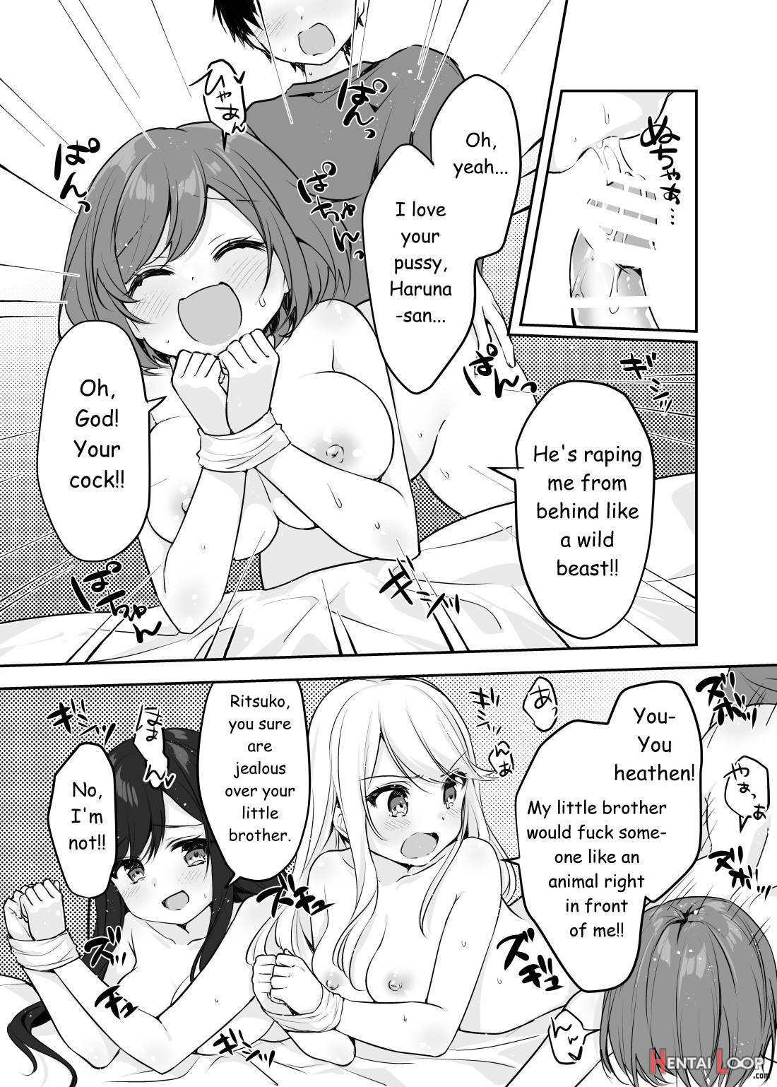 Boku no Onee-chan to Tomodachi wo Nemurasete Osottemitara Kaeriuchi ni Atta page 55