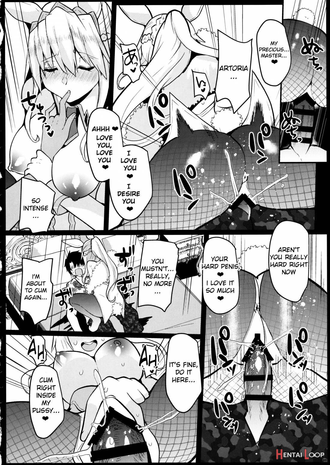 Bunny ni Natta Artoria wa Seiyoku ga Sugoi page 11