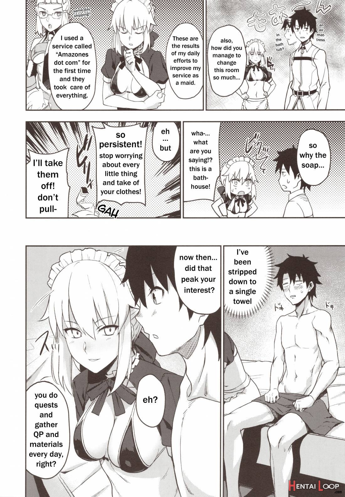 Chaldea Soap SSS-kyuu Gohoushi Maid page 3