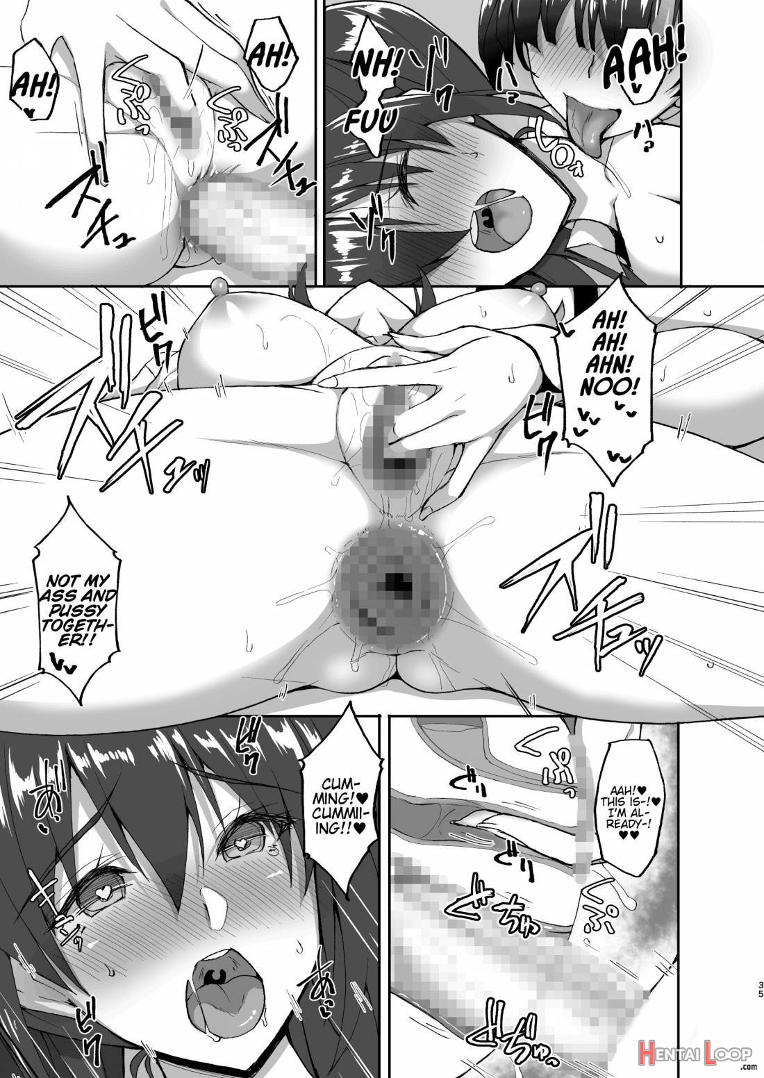 Chishojo Fuuki Iin no Minna ni Ienai Inbi na Onegai 4 ~Zoku Ouchi Sex to Imouto Onanie to Fuuki Iin no Shimai Donburi~ page 34