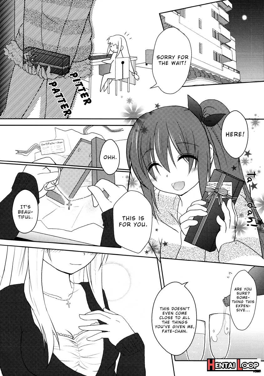 Fate-chan No Amai Jouji page 4