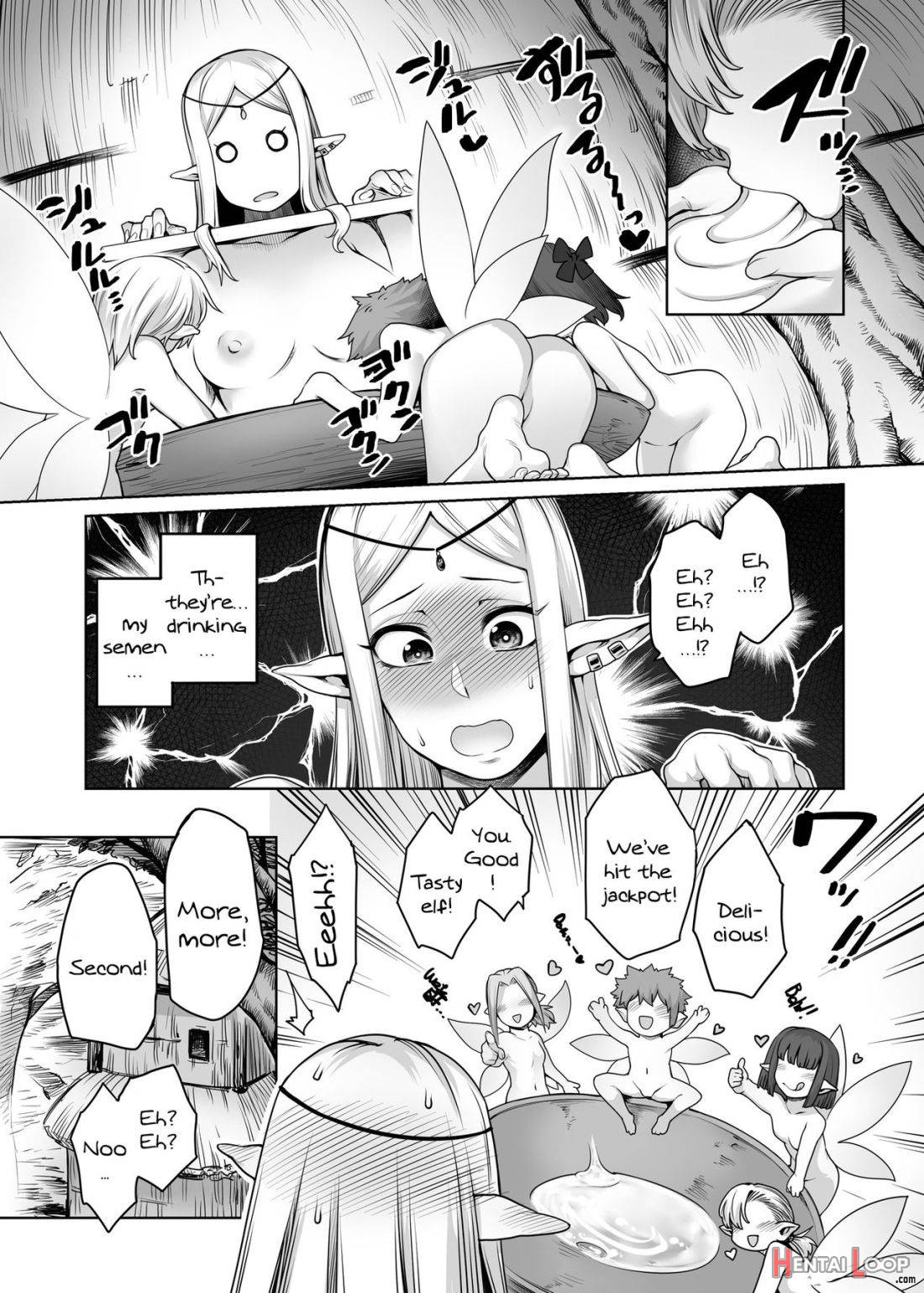 Futanari Elf to Yousei no Mori page 9