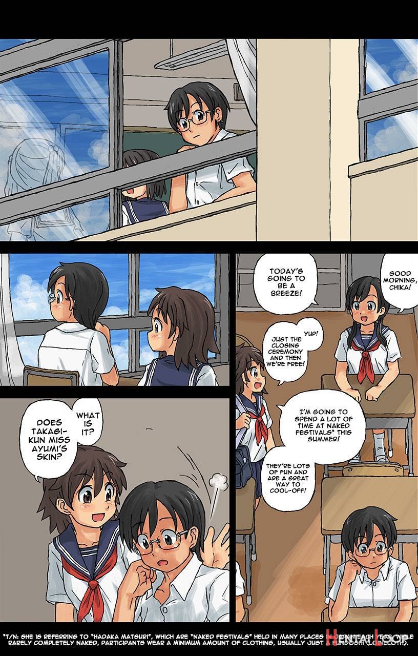 Hadakanbo Education – Schoolgirls’ Breasts are Exposed!? Naked Health Lesson 2 page 15
