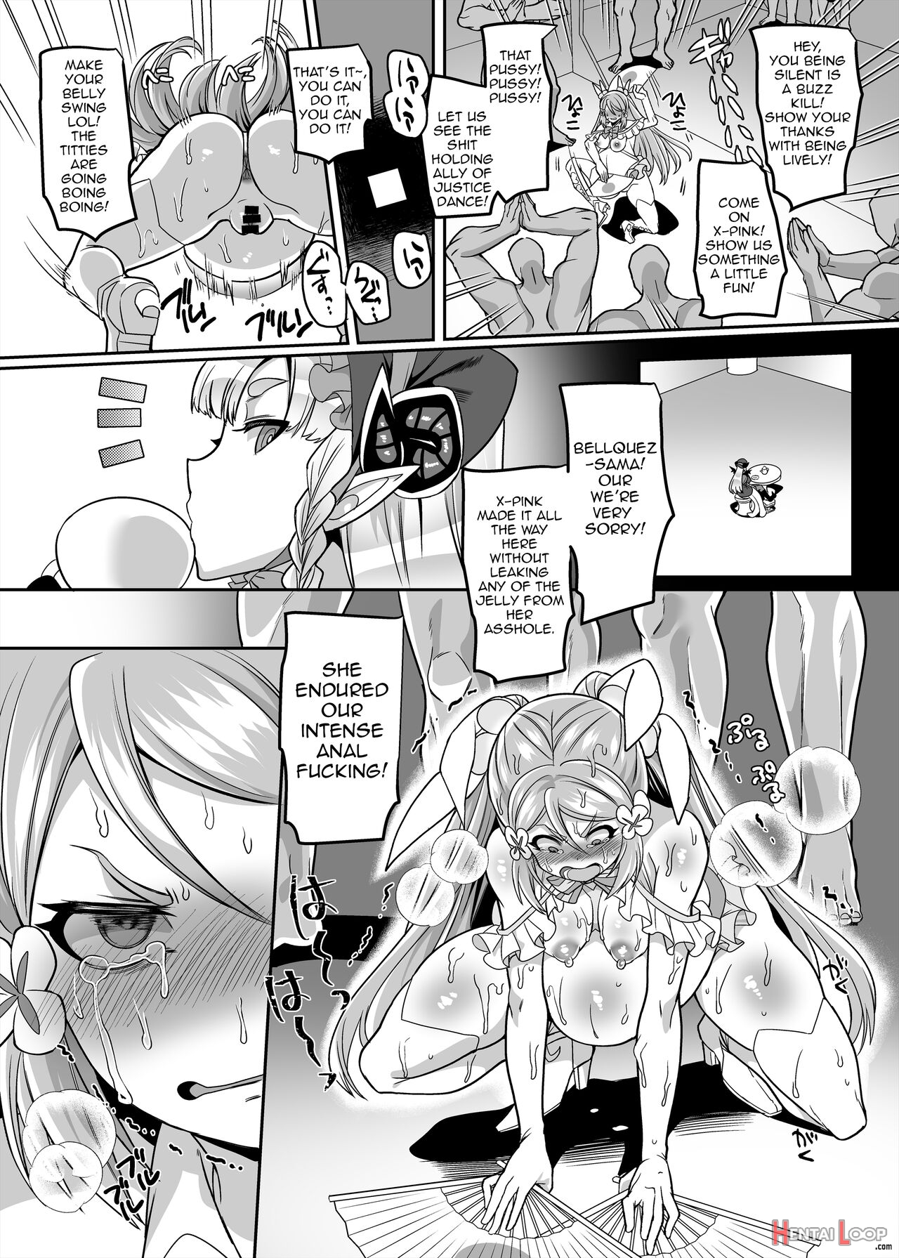 Henshin Heroine Team No Yuukan De Nakama Omoi De Zettai Makenai Pink page 28