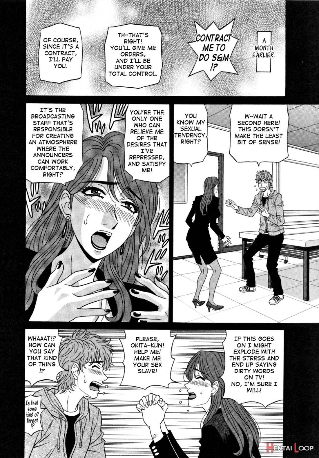 Hitozuma Announcer Nama-Honban page 34