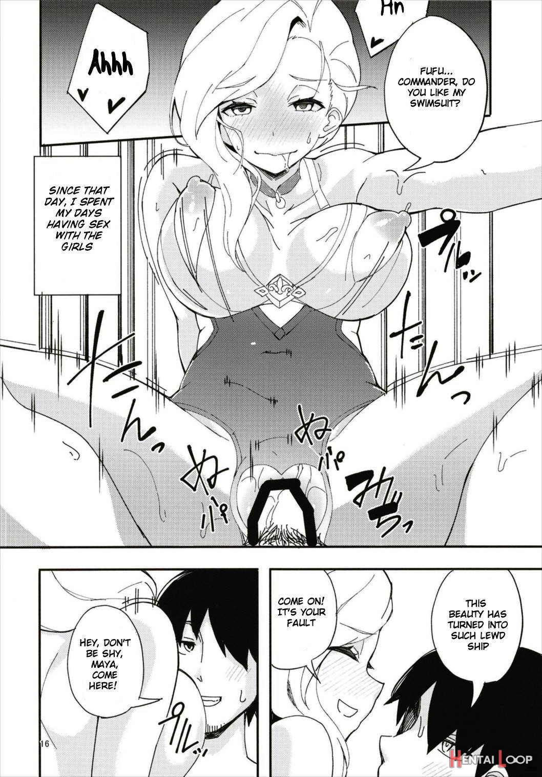 Hood, Maya no Koukando ga Agari Sugita. page 15