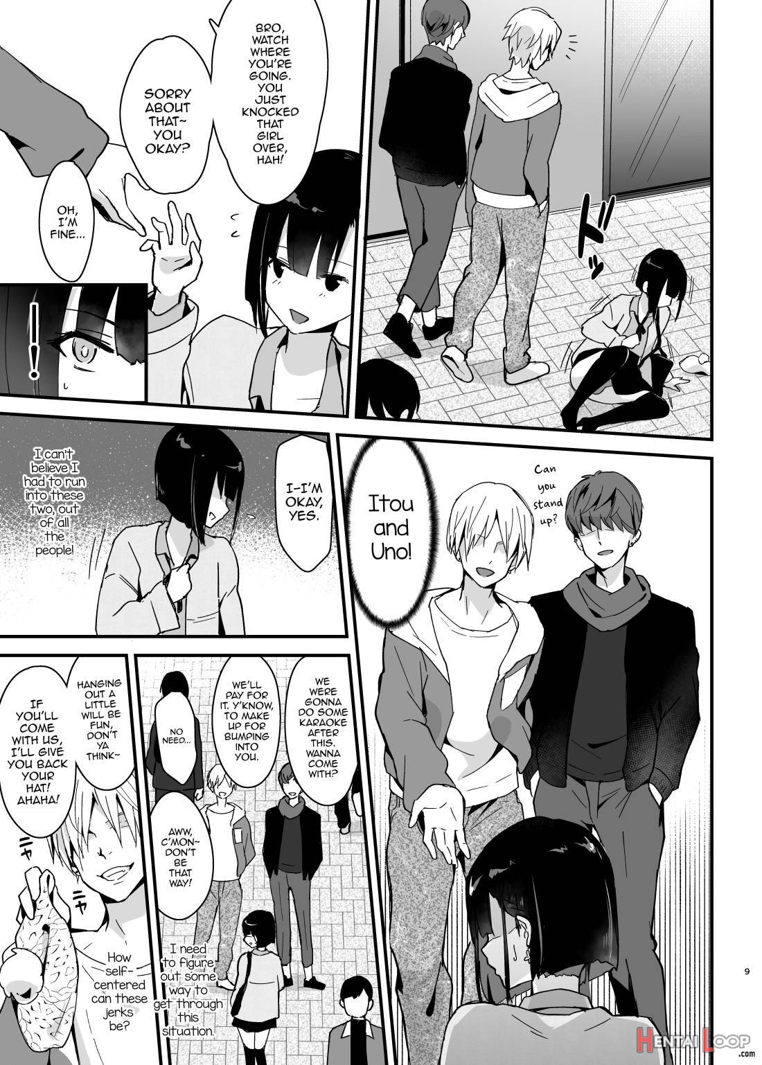 Iinchou wa Furyou Chinpo ni Otosareru page 8