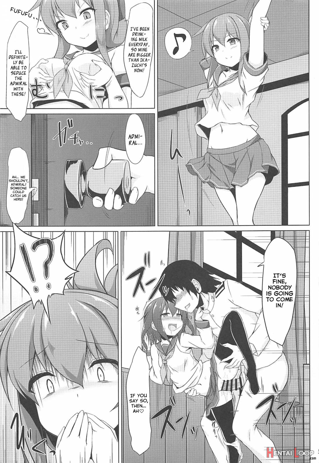 Ikazuchi to Inazuma wa Shireikan no Aka-chan ga Hoshii no desu!! page 4