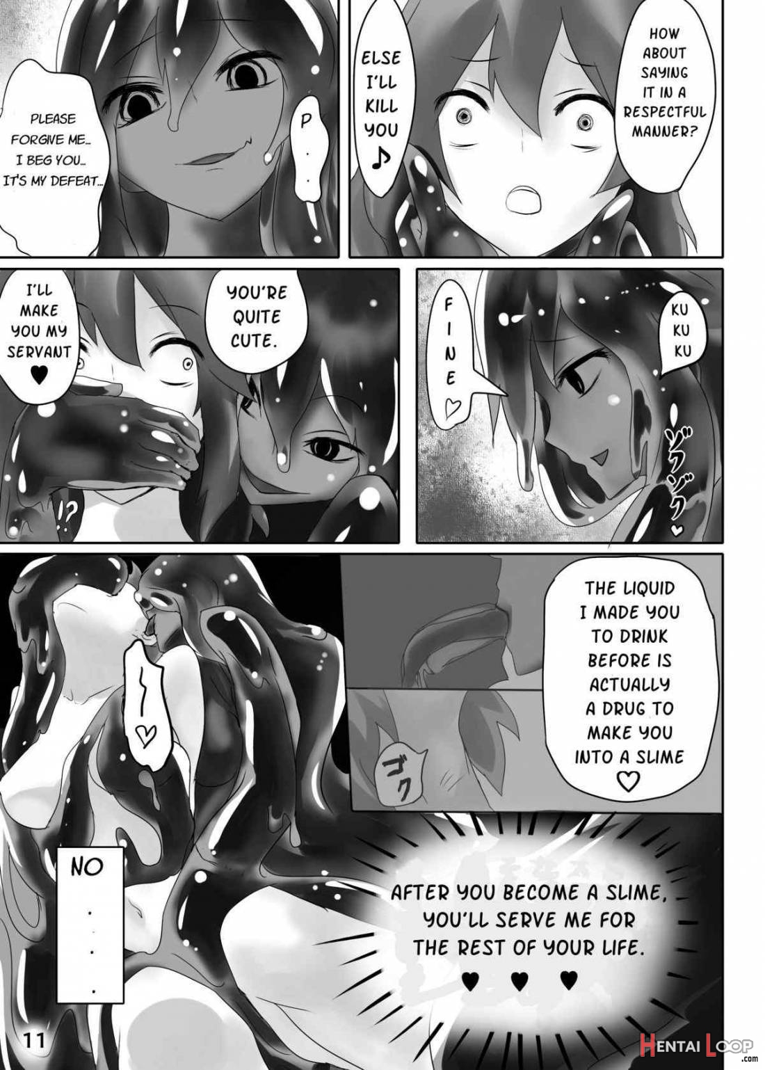 Jingai Lez Rape -Slime Hen- page 12