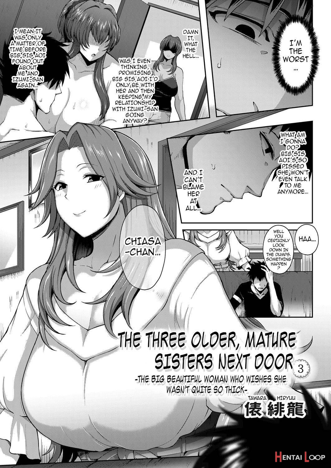 Juku Mesu – Erotic Mature Women ~The Three Older, Mature Sisters Next Door Collection~ page 55