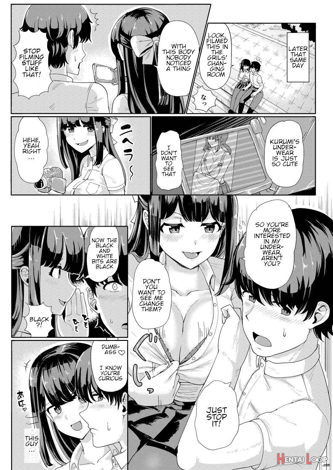 Kanojo to Oji-san no Karada ga Irekawaru TSF page 12