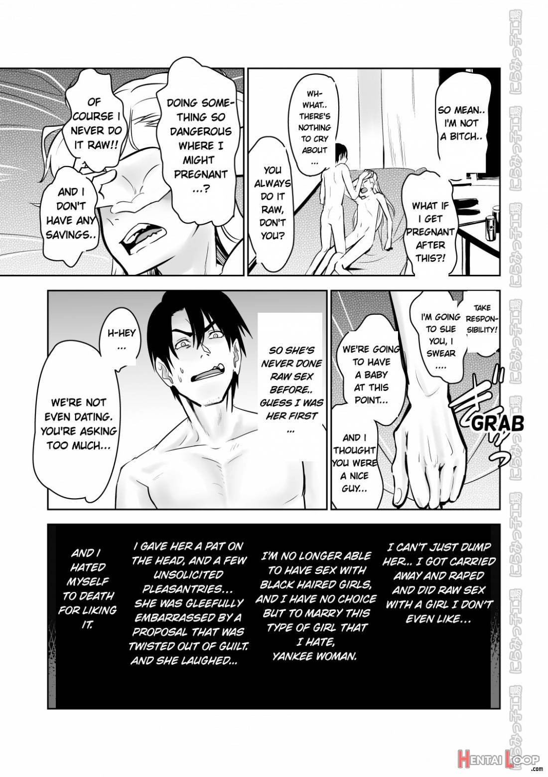 Kinpatsu Yancha-kei Kanojo to no Kurashikata “Saenai Seinen ga Junjou Yankee to Deatta Sono Hi ni Sex & Kekkon Shichau Ohanashi” page 27