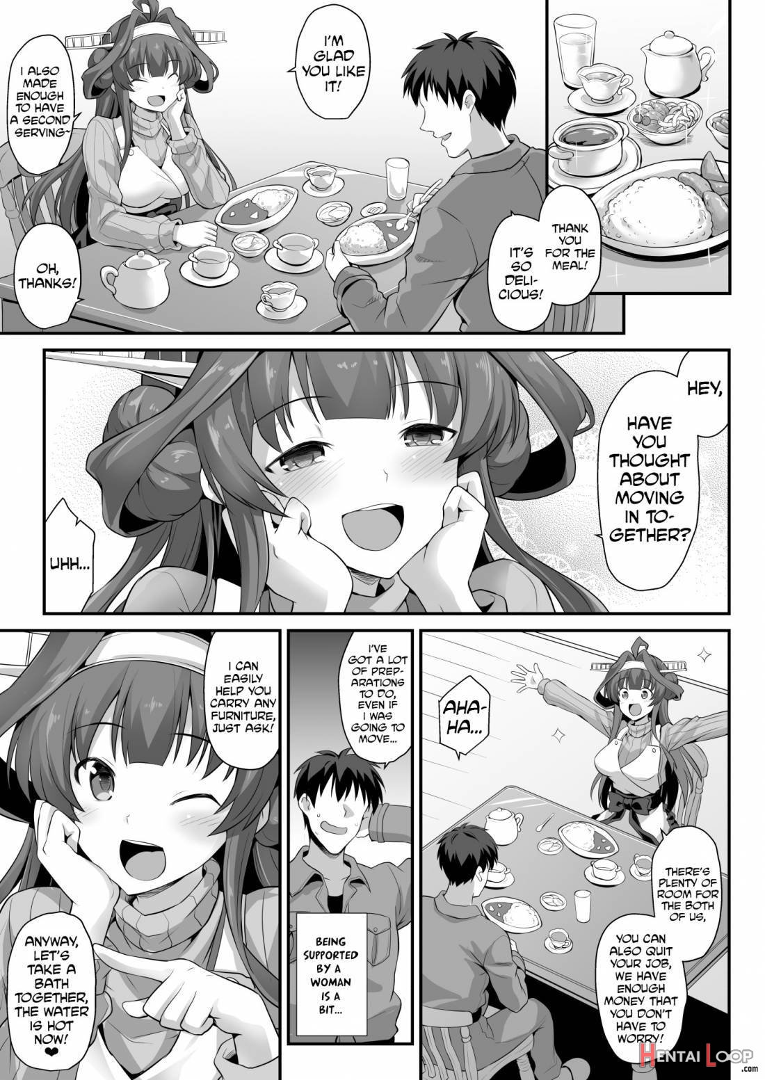 Kongou-chan to Love Love Shinkon Play page 4