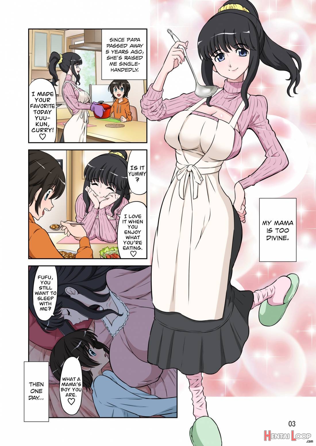 Megami Sugiru Mama ga Tonari no Oyaji ni Tanetsuke Press Sareteita Ken page 2