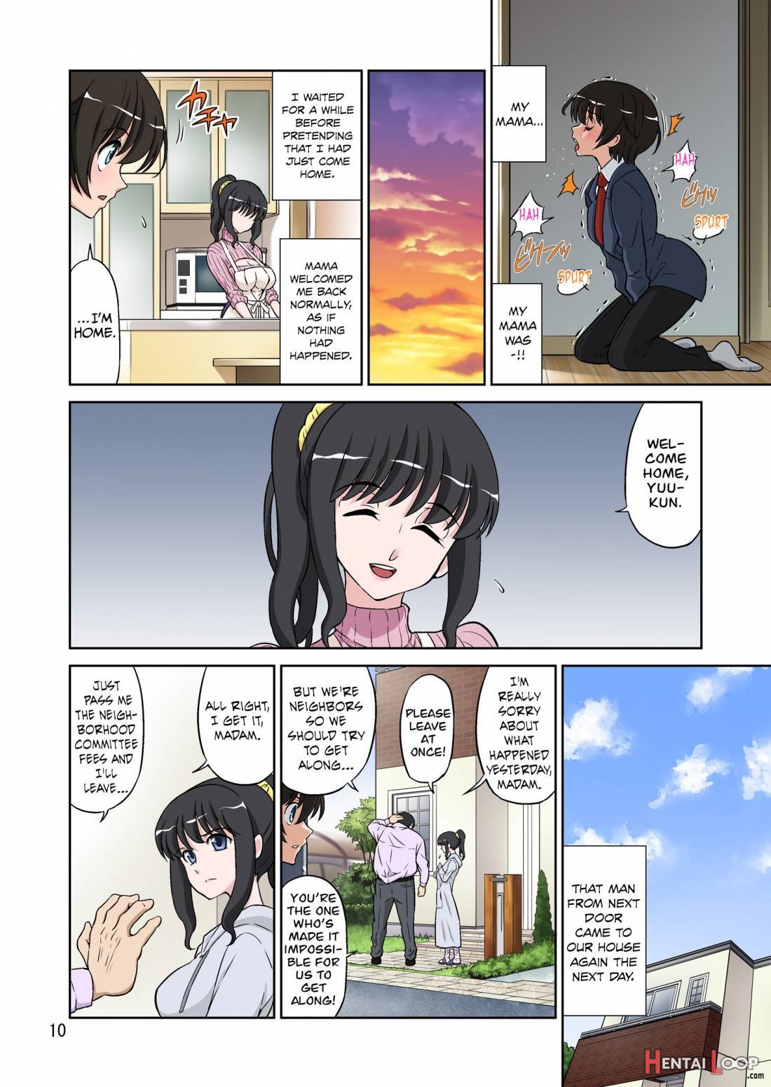Megami Sugiru Mama ga Tonari no Oyaji ni Tanetsuke Press Sareteita Ken page 9