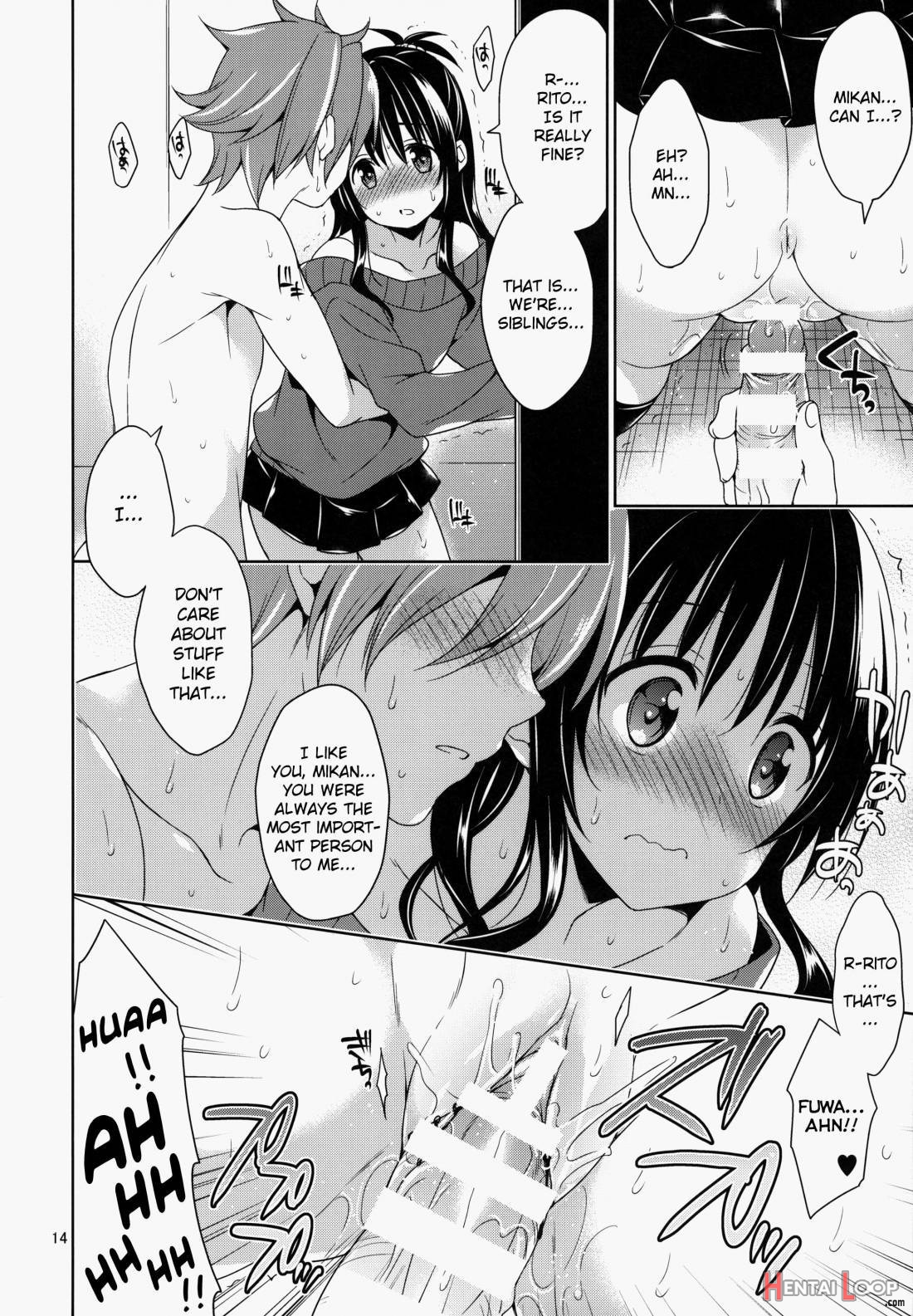 Mikan to Rito no Elevator Panic! page 11