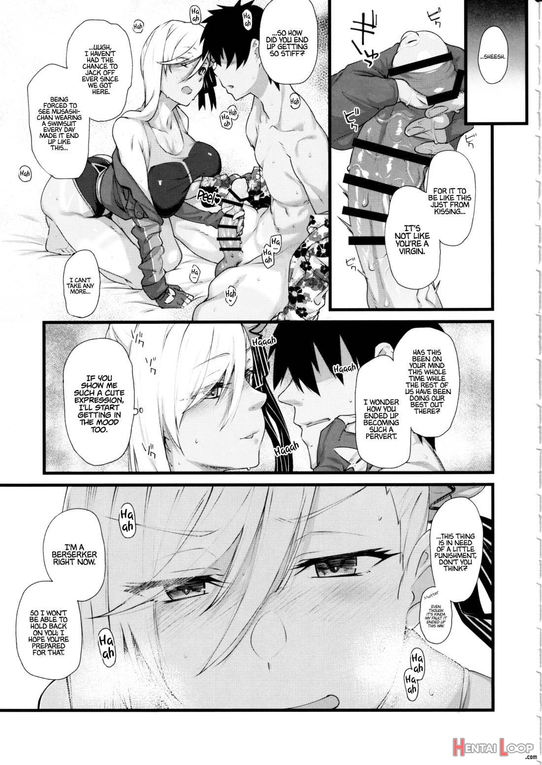 Page 4 of Musashi-chan ga Ecchi Sugiru kara Asedaku Mizugi Sex o Shiyou (by  Rama) - Hentai doujinshi for free at HentaiLoop