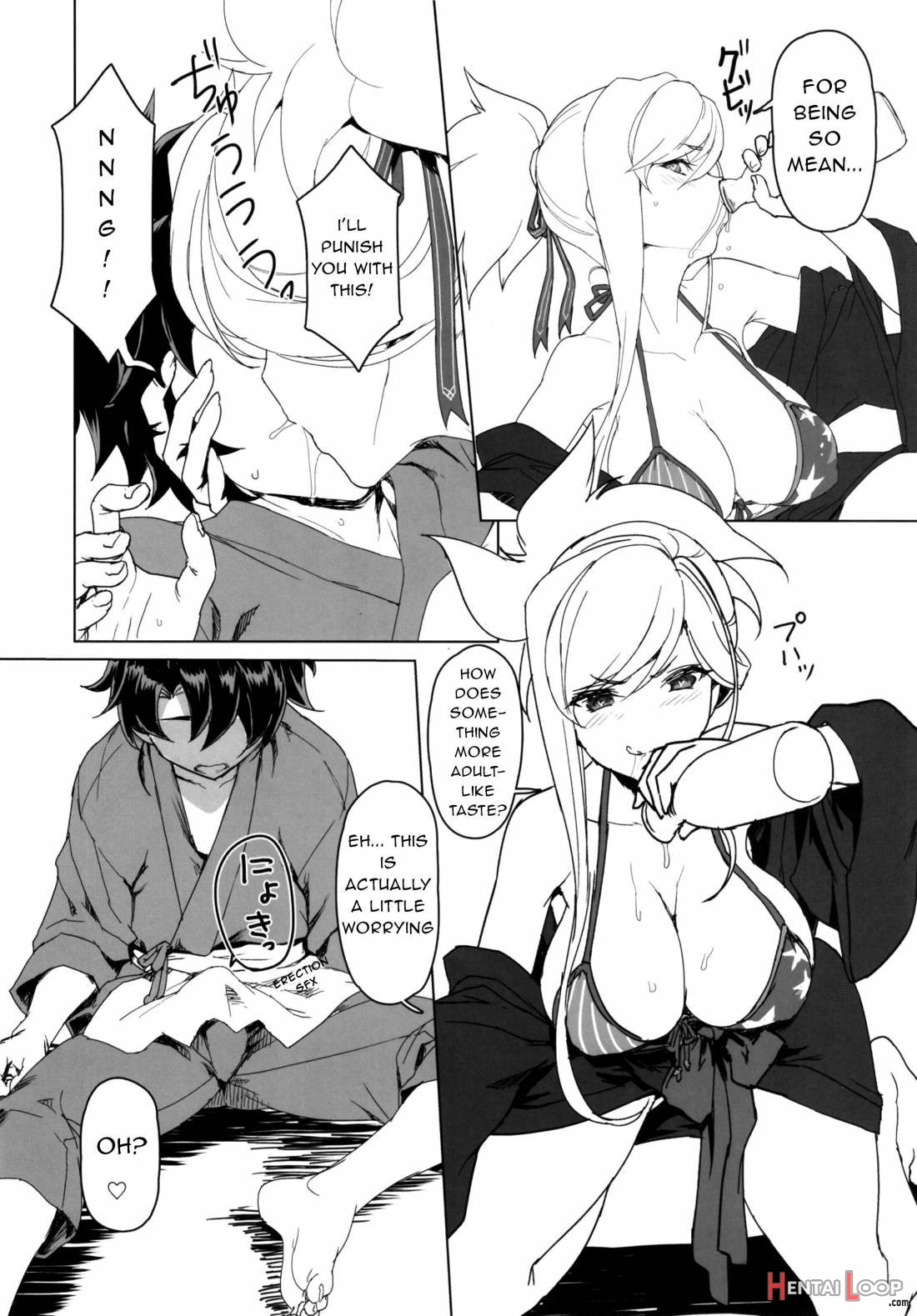Musashi-chan to Onsen de Eroikoto-suru page 4