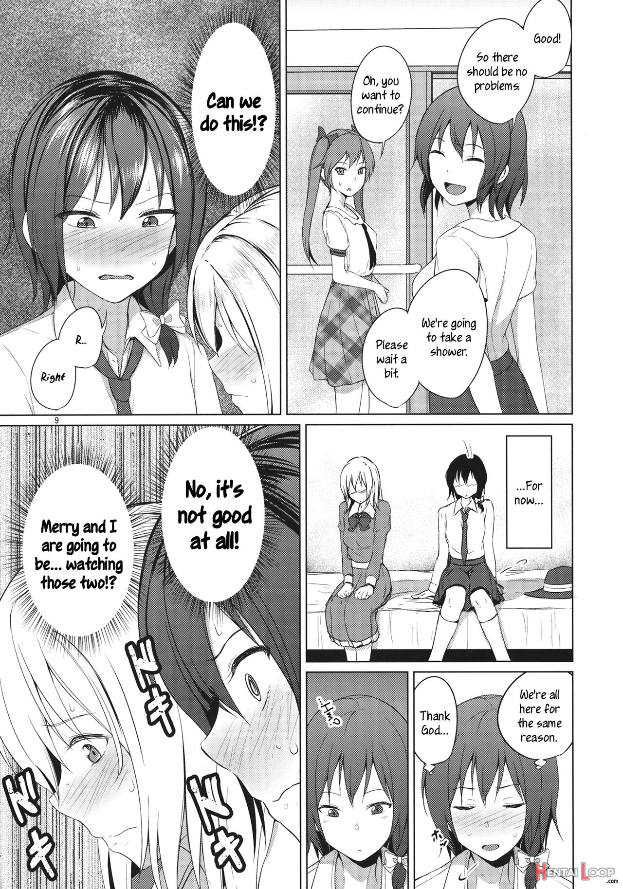 Page 8 of My Partner And I Go To Appreciate Lesbian Sex Workers. (by Humei)  - Hentai doujinshi for free at HentaiLoop