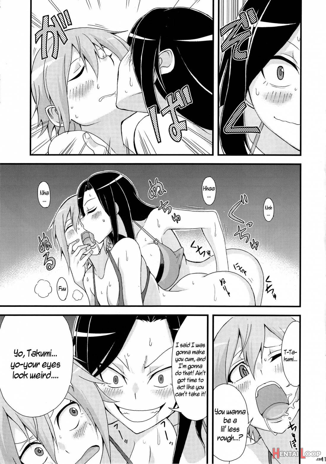 Natsuki to Takumi no Idol Ichi Tai Man Shoubu page 12