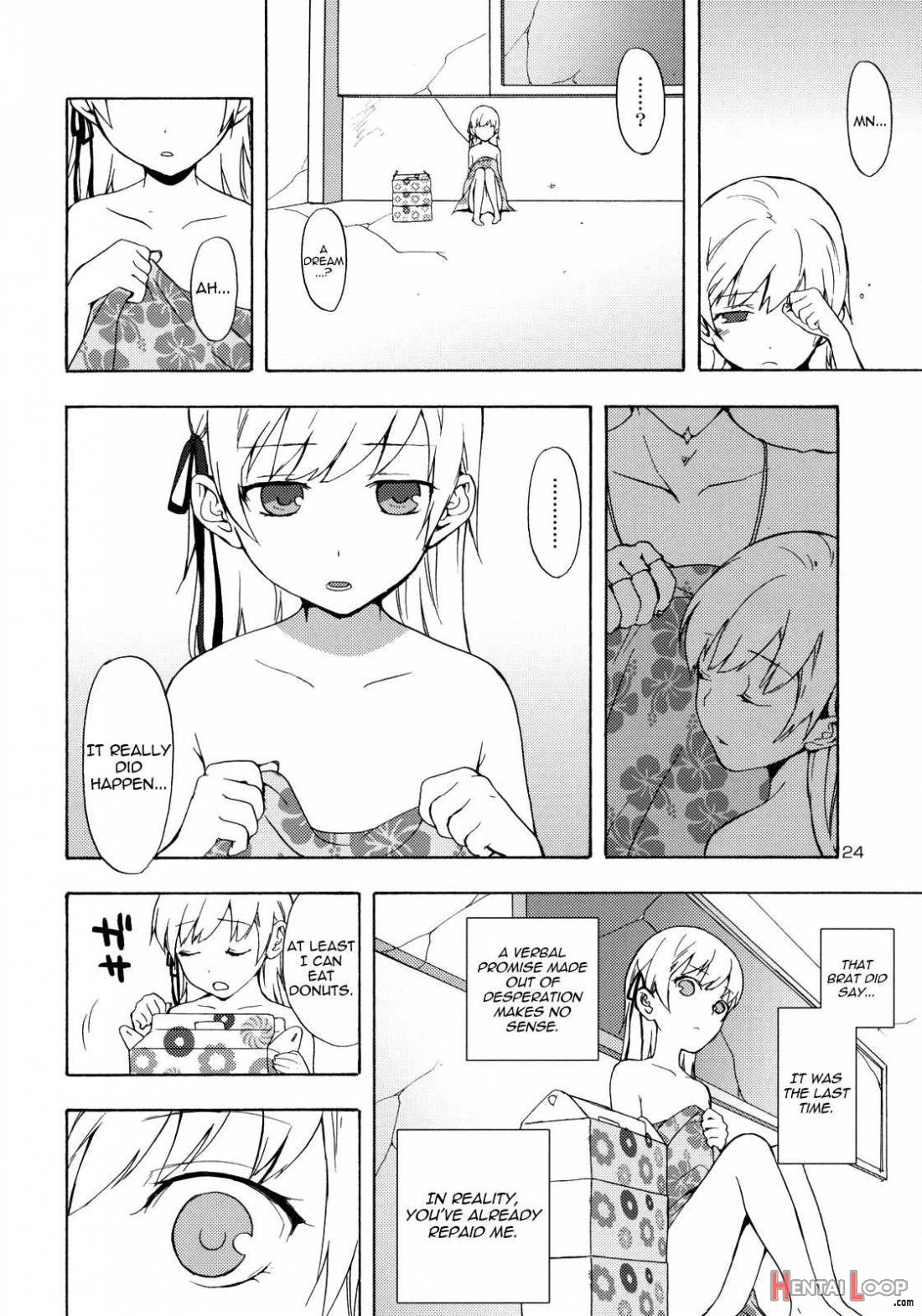 Oshino-san-chi no Shinobu-chan Doughnut Hen page 23