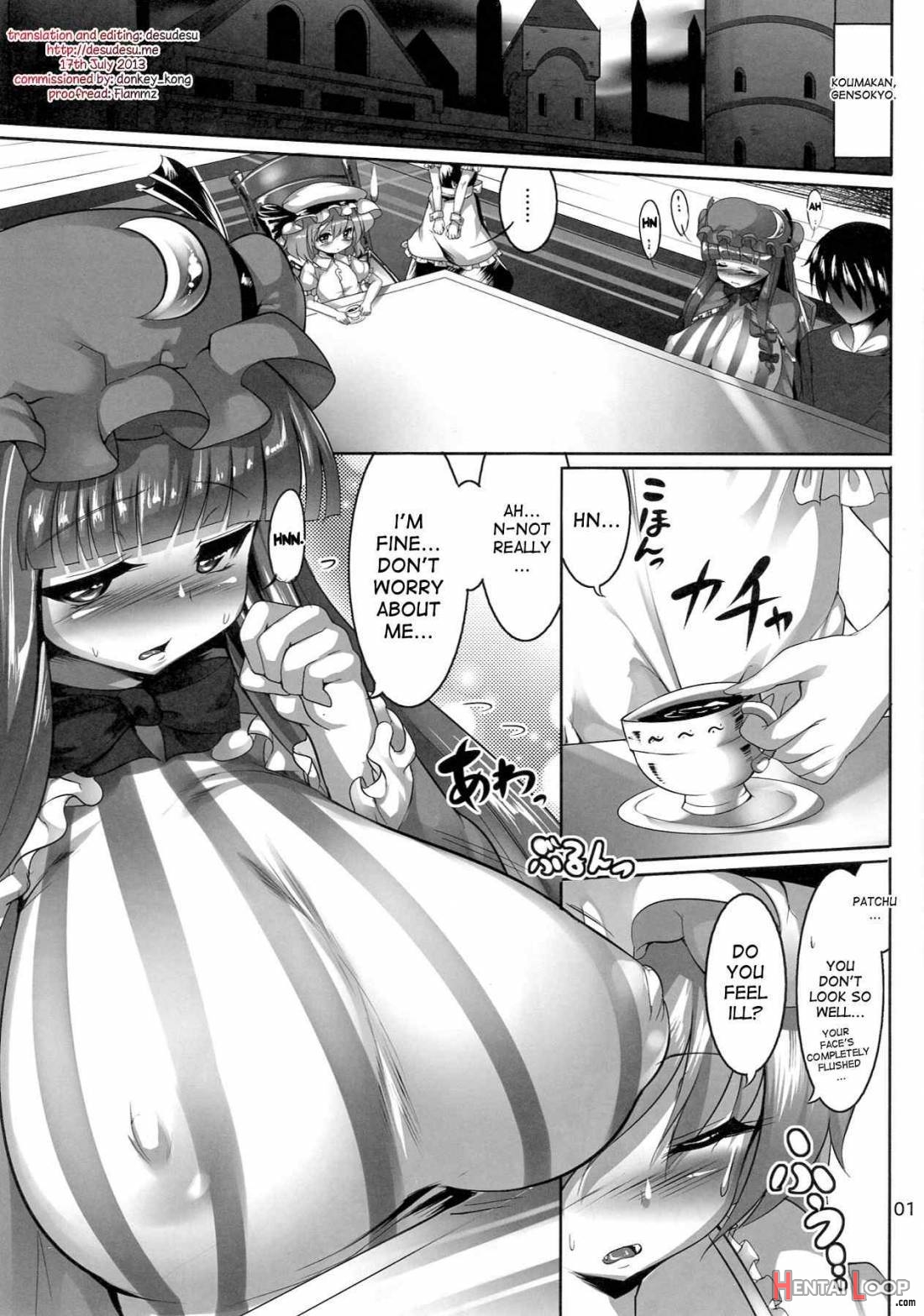 Patchouli o Munimuni Suru Hon page 2