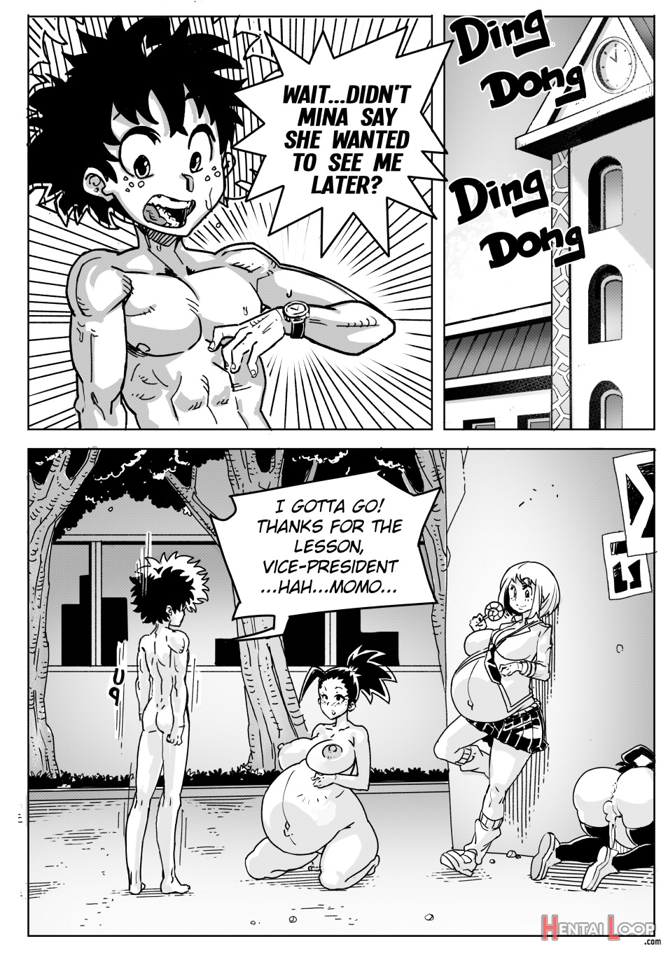 Pregnant Hero Academia page 36