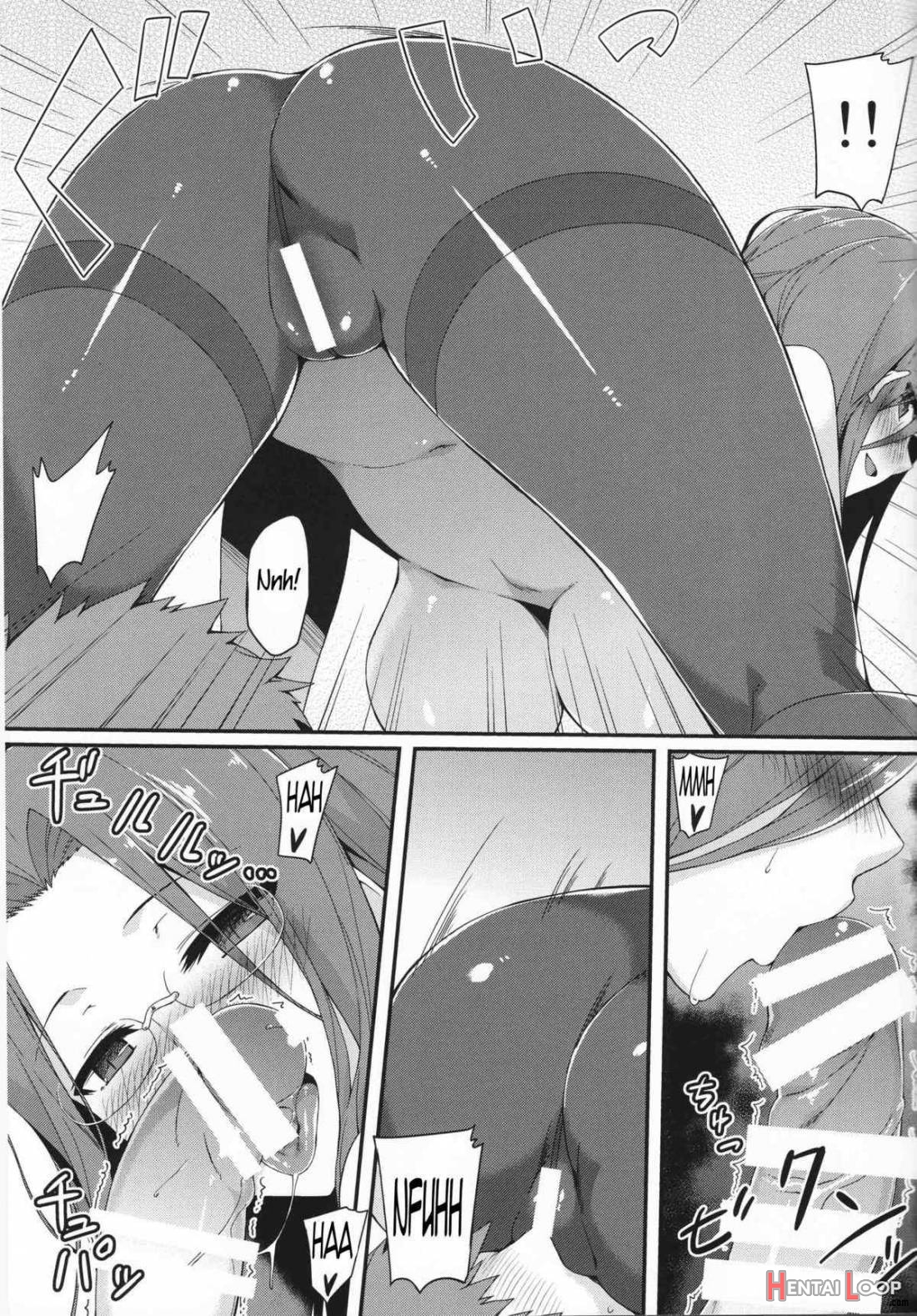 Rider-san to Kuro Stocking. page 8