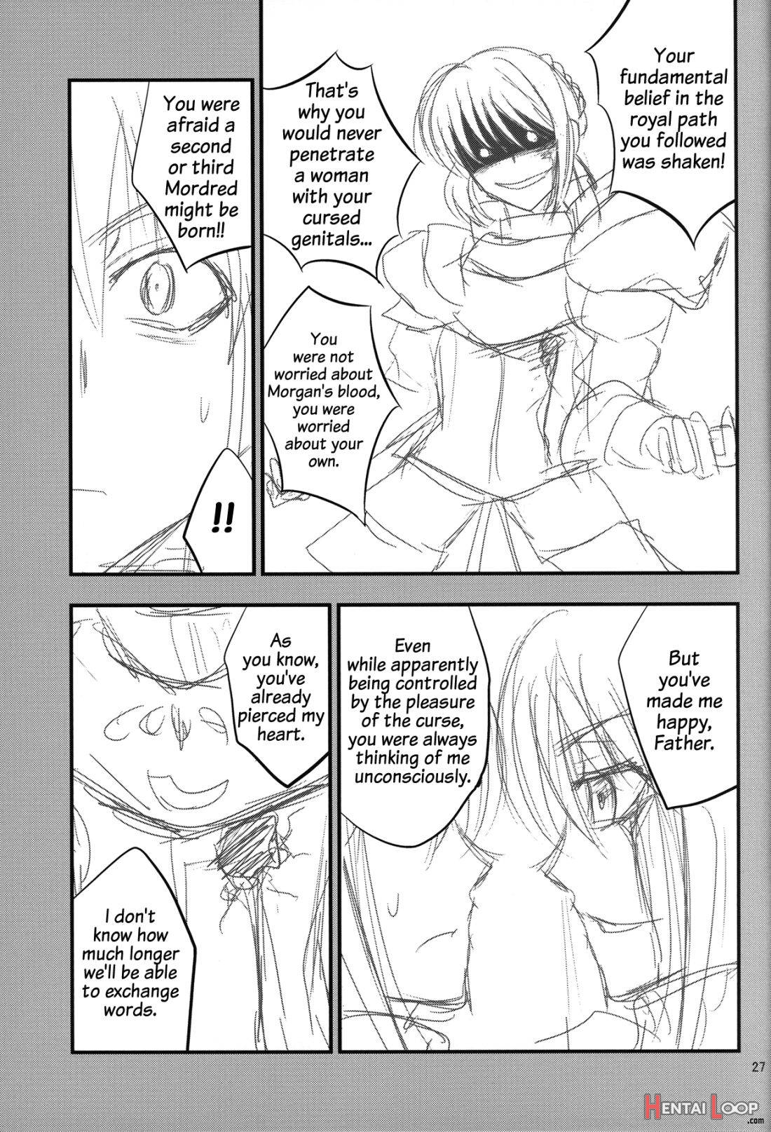 Saber ni Chinko ga Haeru Hon page 24