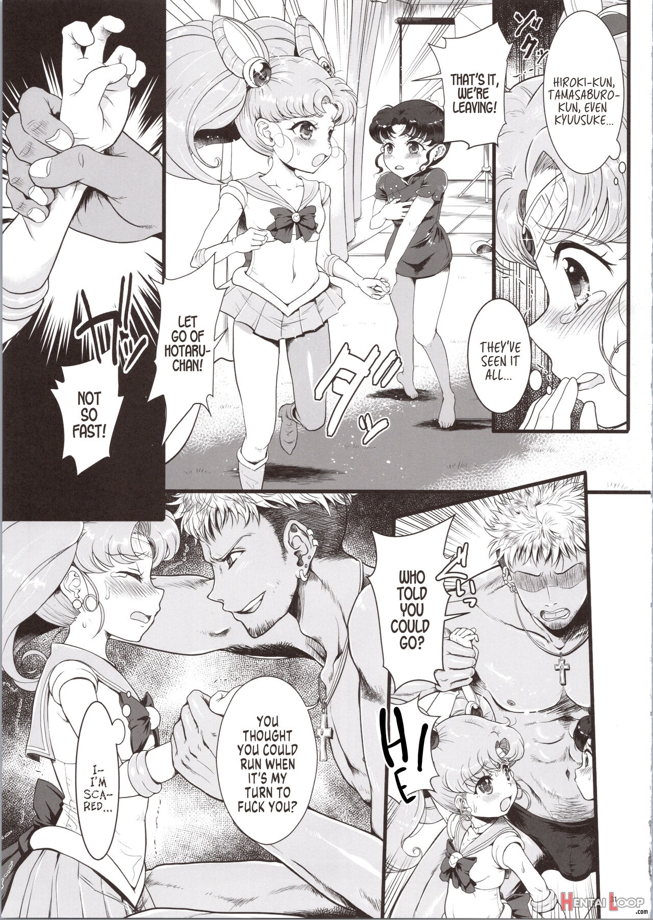 Sailor Av Kikaku ~fukusuu No Chara Danyuu Ni Hard Rinkan & Rankou Doukyuusei No Okazu Hen~ page 6