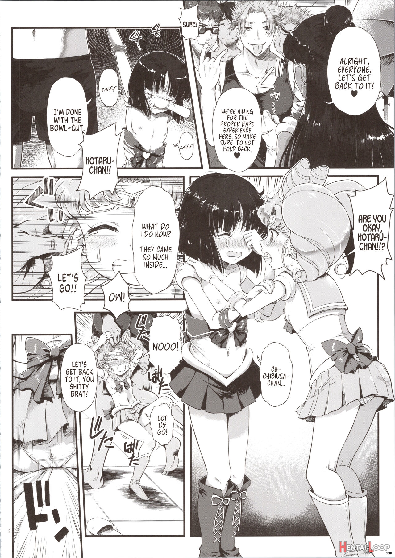 Sailor Av Kikaku ~fukusuu No Chara Danyuu Ni Hard Rinkan & Rankou Doukyuusei No Okazu Hen~ page 7