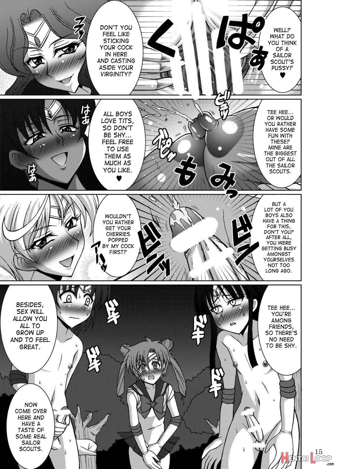 Sailor Fuku Josou Shounen Senshi vs Gaibu Taiyoukei San Senshi page 14