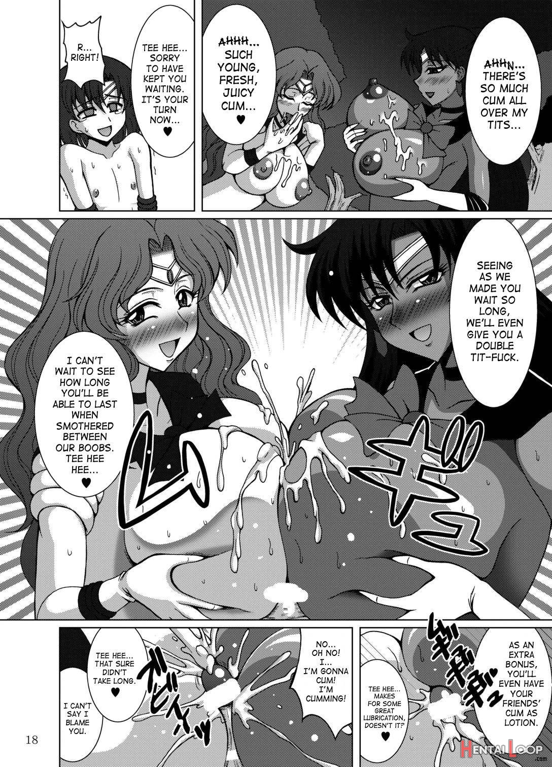Sailor Fuku Josou Shounen Senshi vs Gaibu Taiyoukei San Senshi page 17