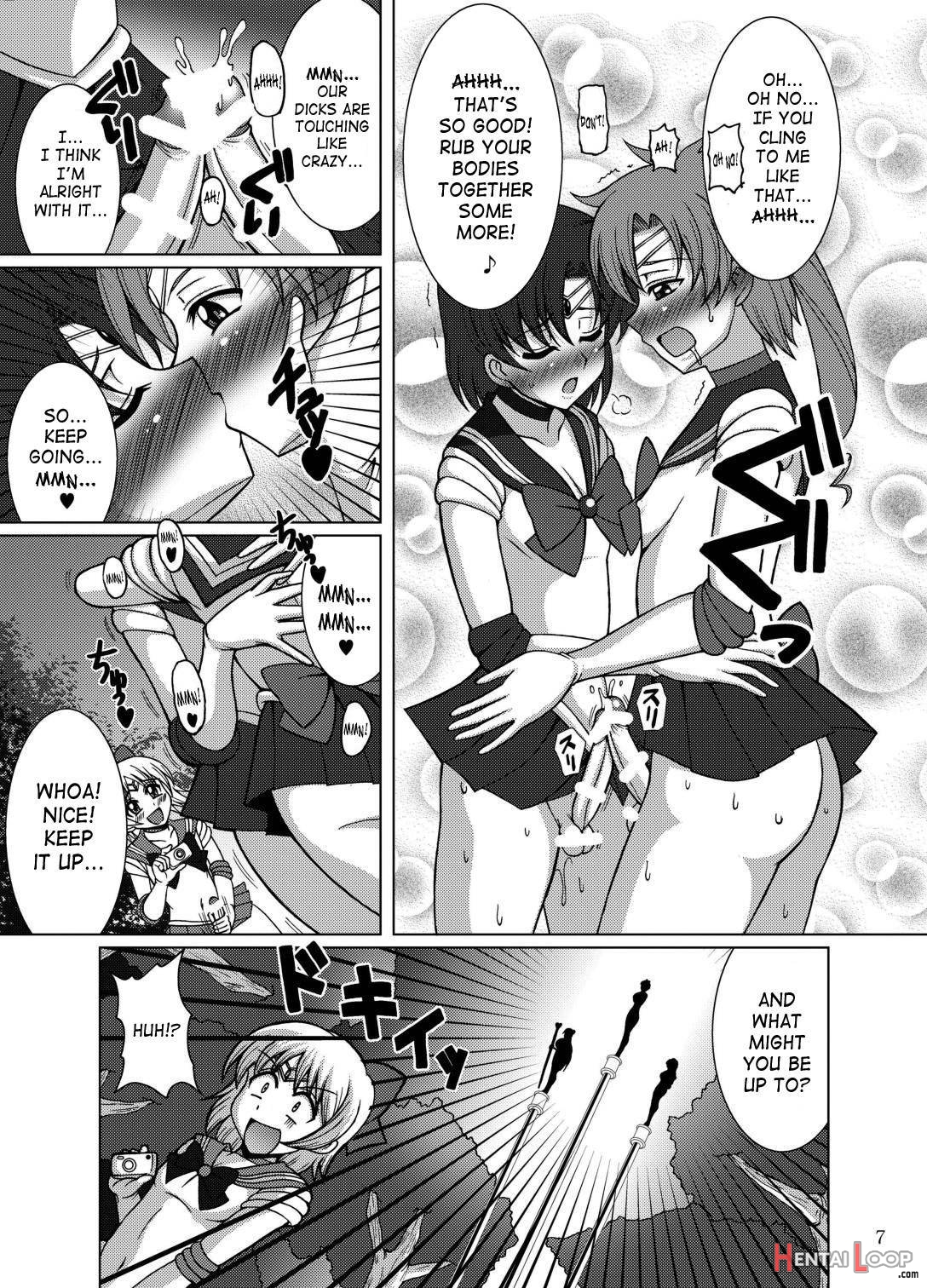 Sailor Fuku Josou Shounen Senshi vs Gaibu Taiyoukei San Senshi page 6