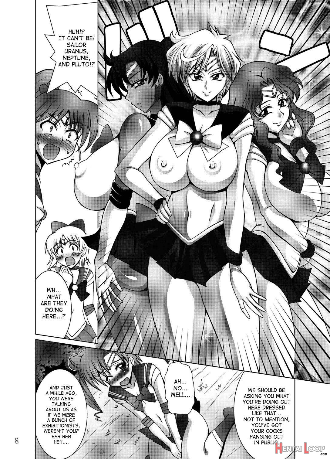 Sailor Fuku Josou Shounen Senshi vs Gaibu Taiyoukei San Senshi page 7