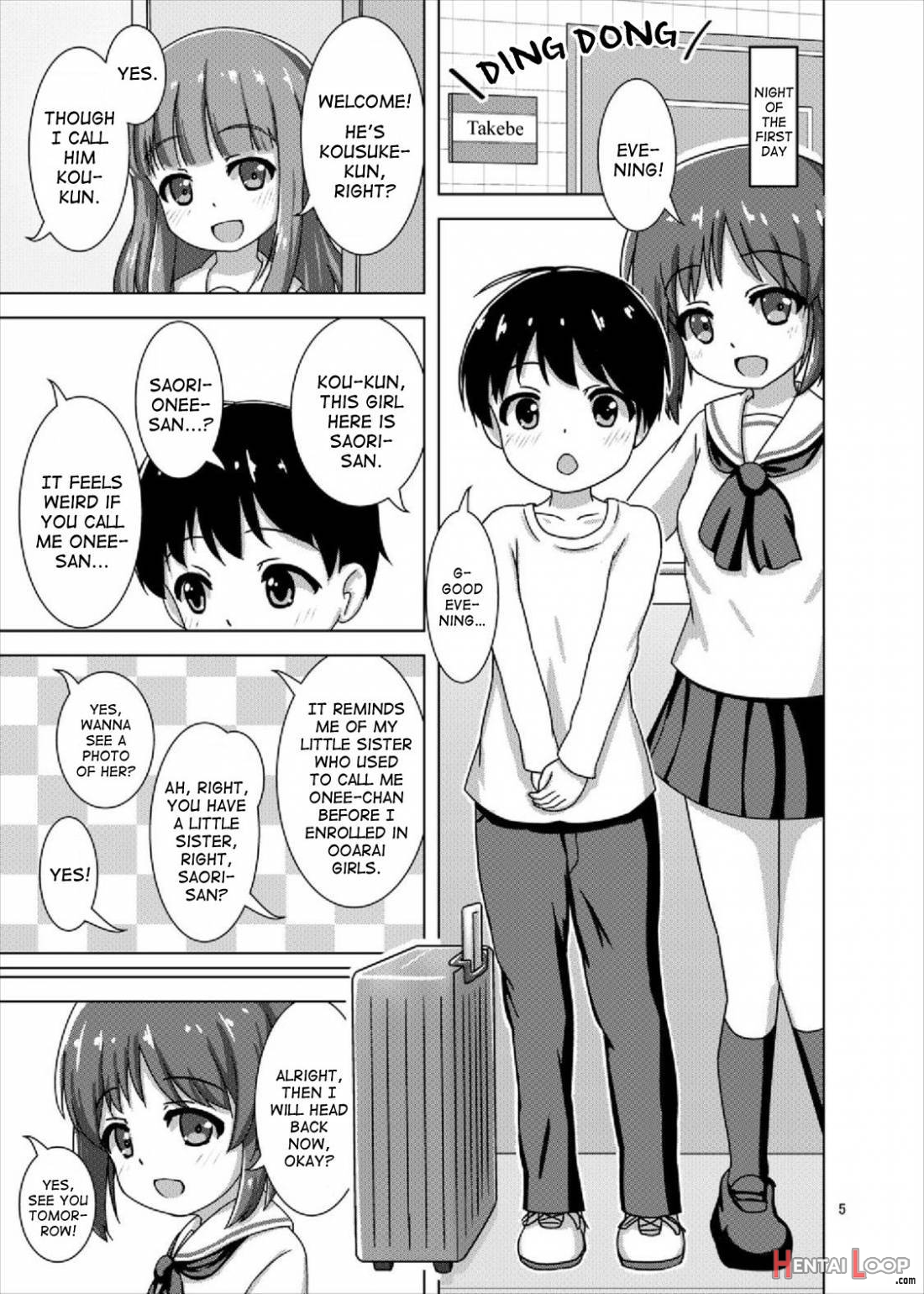 Saorin to Shota no H na Itsukakan page 4