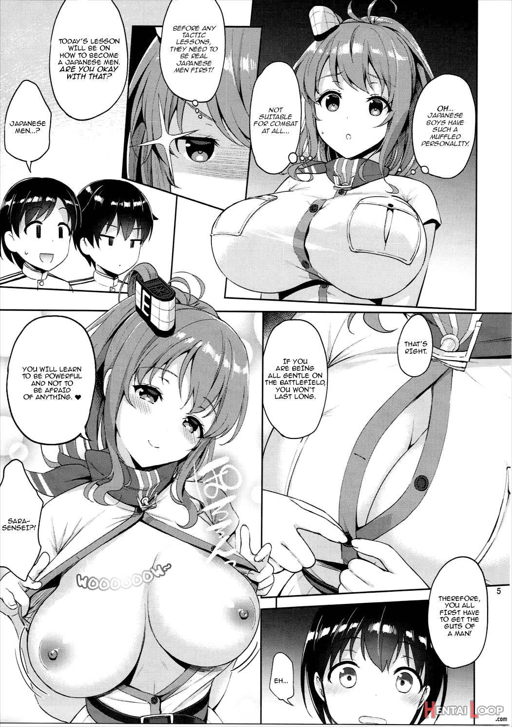 Saratoga-san ga Shota Shikan ni Oshieru Seikyouiku page 4