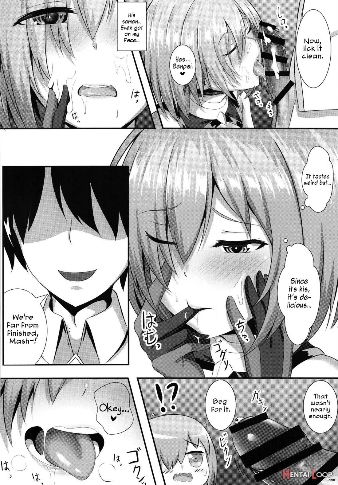 Senpai to Ecchi Dekiru no wa Mash dake desu!! page 14