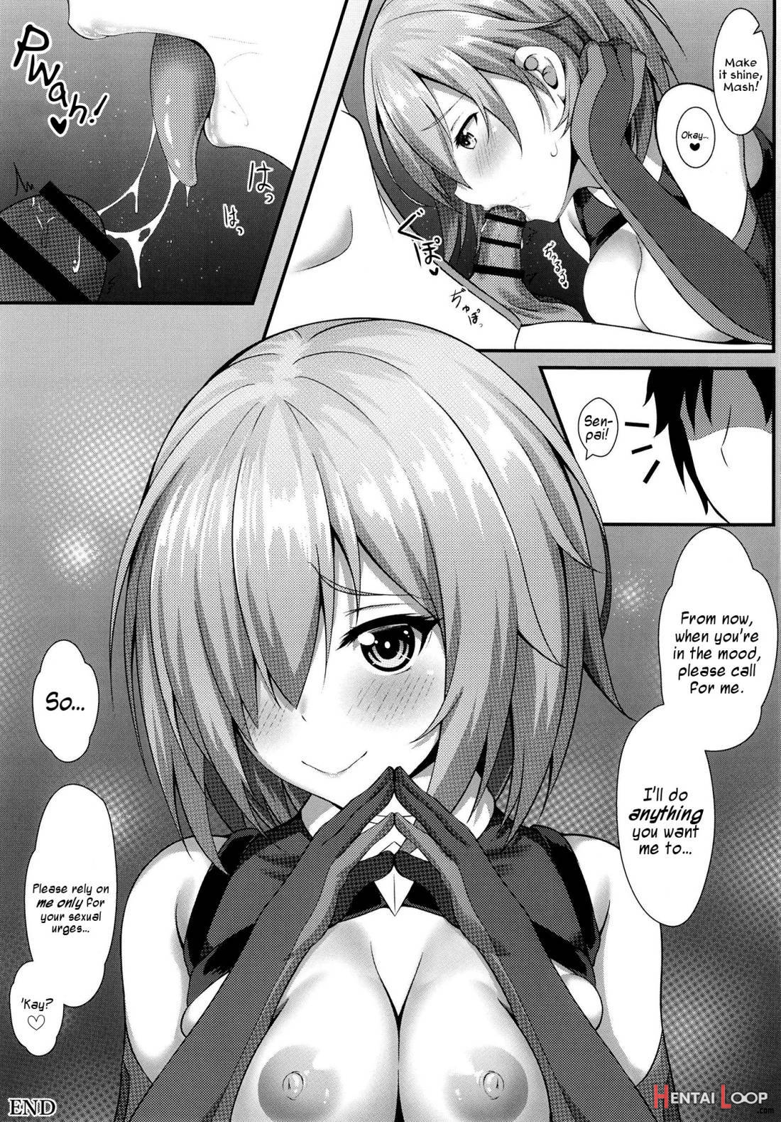 Senpai to Ecchi Dekiru no wa Mash dake desu!! page 21