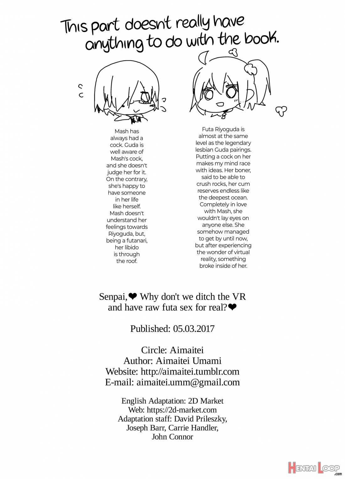 Senpai, VR yori Motto Kimochi Ii Futanari Nama Ecchi Shimasen ka? page 24